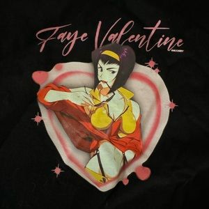 Faye Valentine heart shirt
